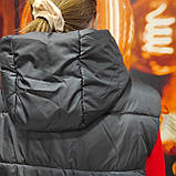Жіноча тепла жилетка чорна батал Україна, фото 4