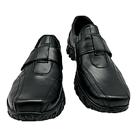 Туфлі спортивні чоловічі шкіряні чорного кольору “Style Shoes”, фото 10