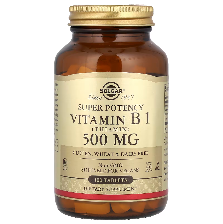 Vitamin B1 500 мг Solgar 100 таблеток