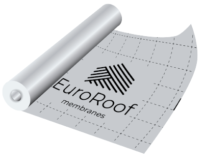 Мембрана супердифузійна покрівельна 115 г/м2 (1,6 м x 44 м) "CLASSIC 1300"\/EuroRoof (Іспанія)