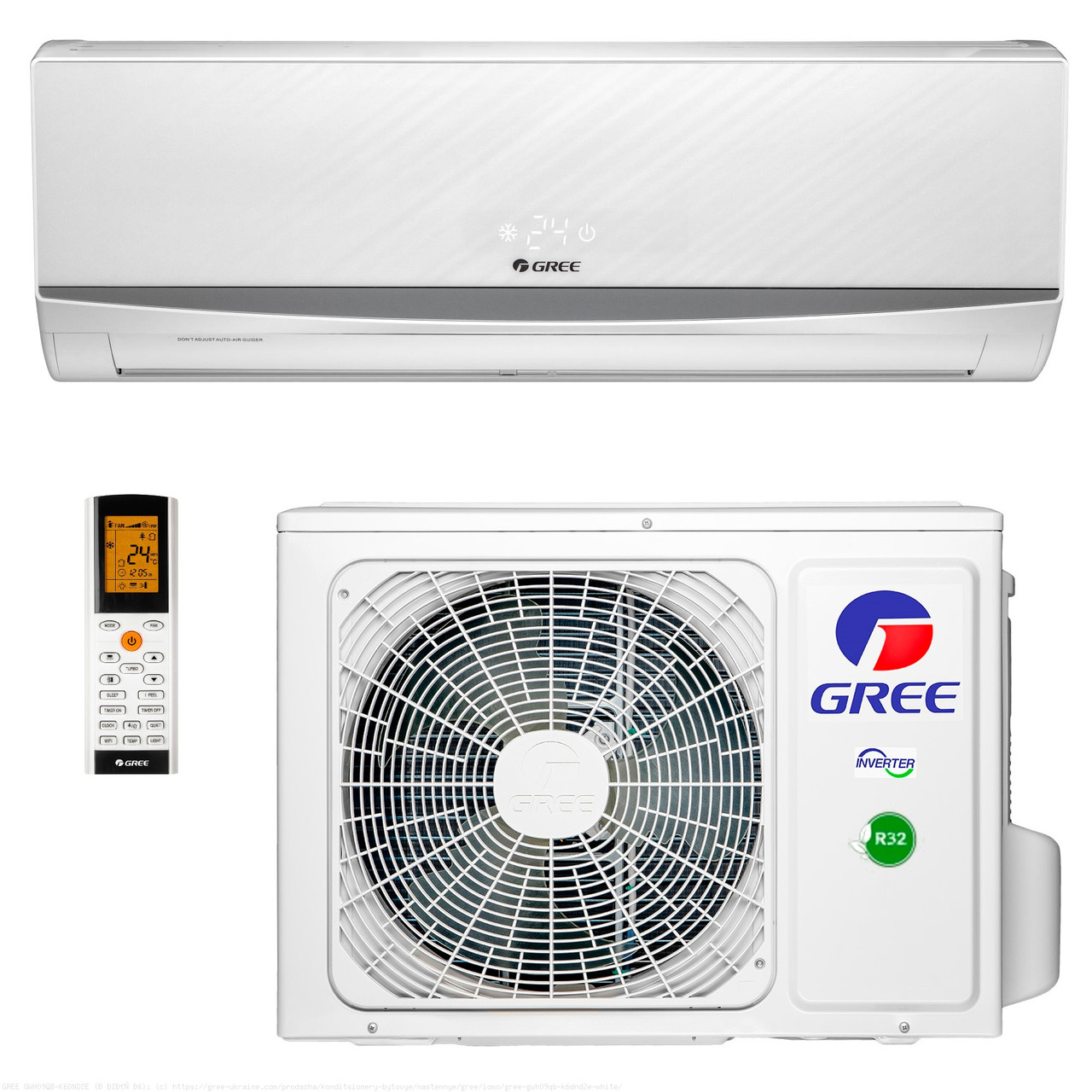 Кондиціонер GREE Stage DC Inverter R32 GWH09QD-S6DBD2A