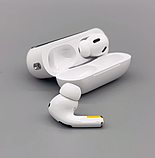 🤍Гарнітура Bluetooth HOCO EW72 Soar true ANC Noise Reduction touch screen BT, Навушники з кейсом Білі, фото 5