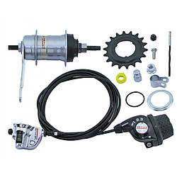 Манетка велосипедна Shimano SL-3S42E+SG-3C41 Nexus 3 spd, повний комплект