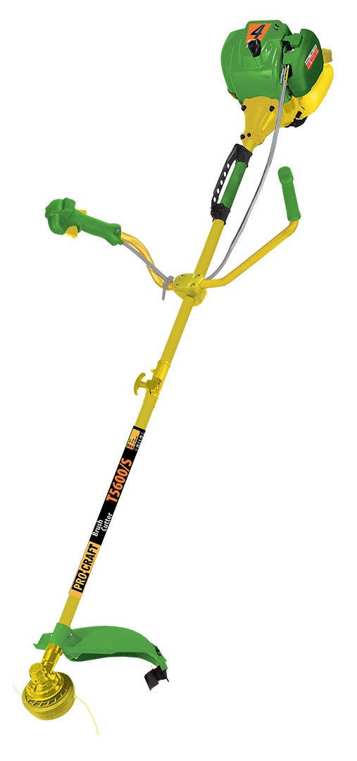 Бензокоса Procraft T5600/S (4-х тактна, 3 ножі, комірний ремінь-рюкзак, розбірна штанга)