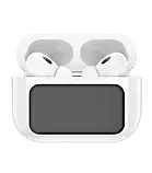 🤍Гарнітура Bluetooth HOCO EW72 Soar true ANC Noise Reduction touch screen BT, Навушники з кейсом Білі, фото 2