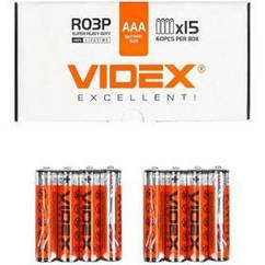 Батарейка Videx Super Heavy Duty Shrink AAA/R3 60 шт.