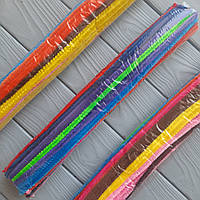 Синельне Дріття Мікс із чорним (різні кольори) 30 см, 100 шт.