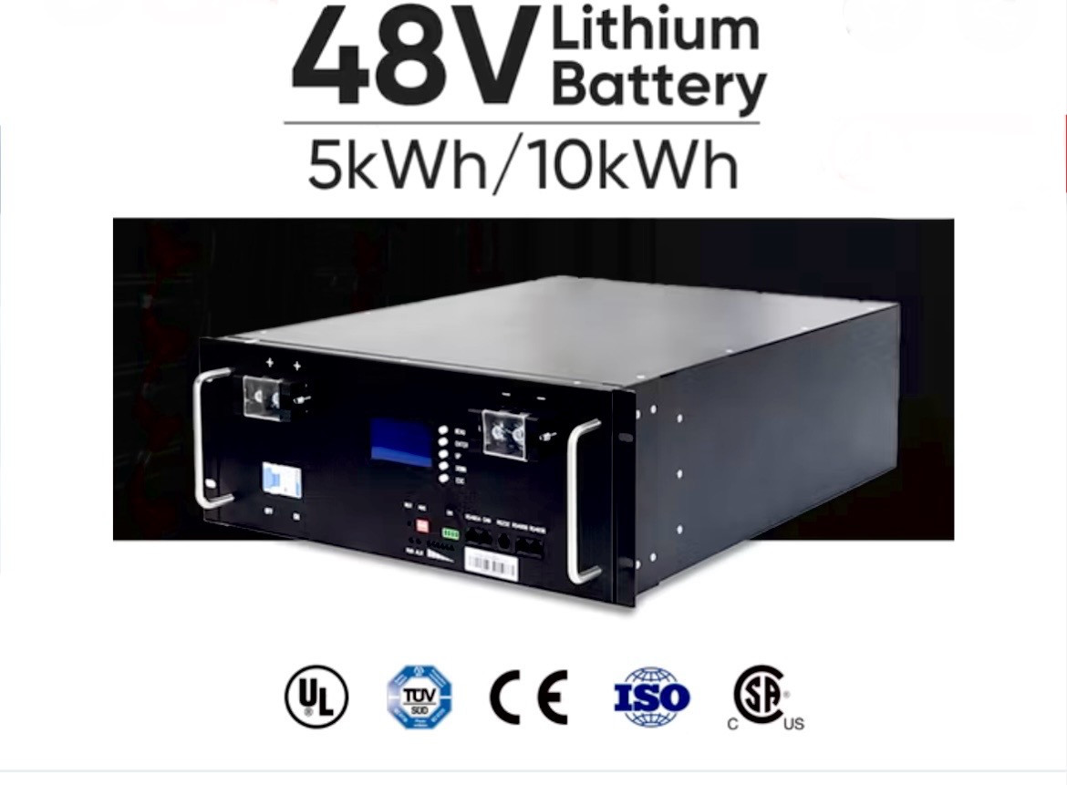 Акумуляторна залізофосфатна батарея SUNPAL PP-E1-5KWH (5 кВт/год, 100 Ач, 48В) LIFEPO4, фото 1