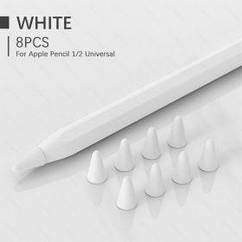 Чохол TPU Goojodoq для наконечника стилуса Apple Pencil (1-2 покоління) (8 шт.) Transparent (1005001835985075W)