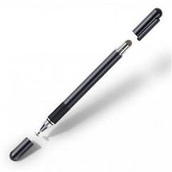 Стилус універсальний SK 2 в 1 Capacitive Drawing Point Ball Black (1005001657604970B)