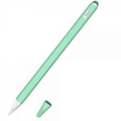 Чохол Goojodoq Hybrid Ear TPU для стилуса Apple Pencil 2 Light/Green (4001055094286LG)