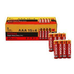 Батарейка Kodak Super Heavy Duty AAA/R3 60 шт./пач.