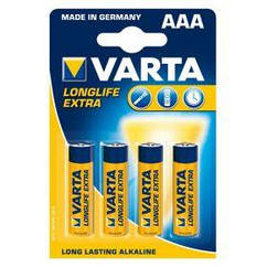Батарейка Varta Longlife AAA/LR03 BL 4 шт.