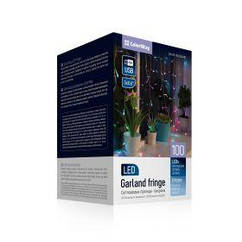 Світлодіодна гірлянда ColorWay (CW-GF-100L36UMC) бахрома 100 LED, 3 мx0.6 м, різнобарвна USB