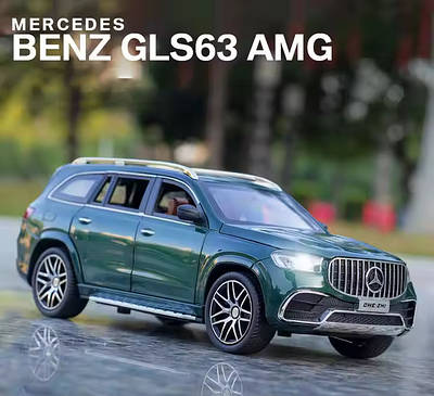 Інтерактивний дитячий автомобіль всюдихід Mercedes GLS 63 1:24 Лита машинка кросовер інерція Рандомне забарвлення