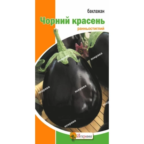 Баклажан ЧОРНИЙ КРАСЕНЬ 0.3 г ТМ Яскрава