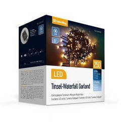 Світлодіодна гірлянда ColorWay (CW-G-250L5VMC) 250 LED, 5 м, (150 теплий статичний + 100 білий водоспад) 220 V