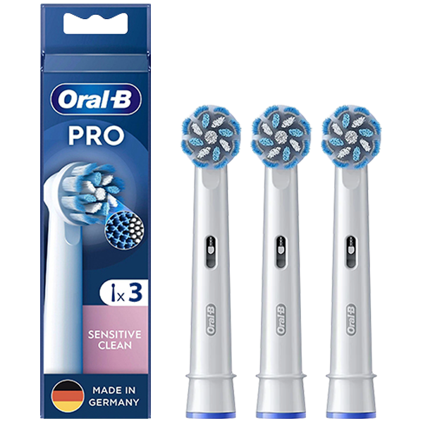 Насадка для електричної зубної щітки Oral-B EB60X Pro Sensitive Clean White (3 шт.)
