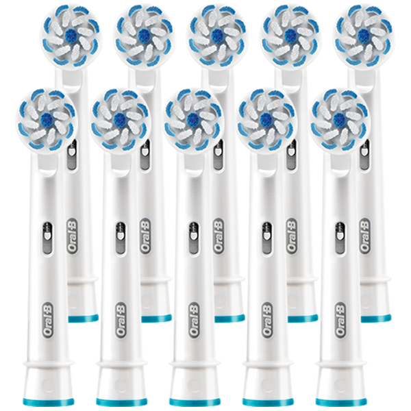 Насадка для електричної зубної щітки Oral-B EB60 Sensitive Clean White (10 шт.)