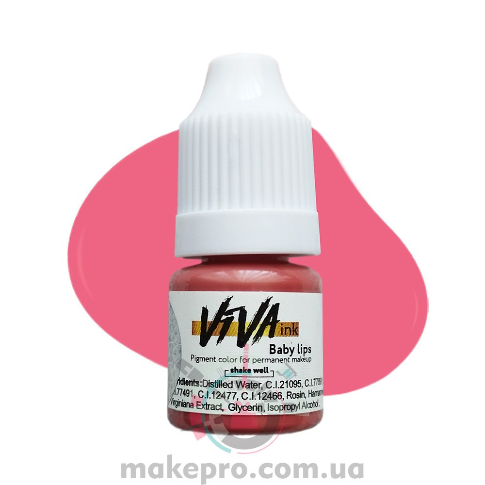 4 ml Пігмент Viva ink Lips №5 "Baby Lips", фото 1