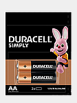 Лужна батарейка Duracell AA LR6 1.5V 1 шт