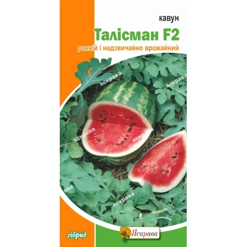 Кавун Талісман F2 1 г ТМ Яскрава, фото 1