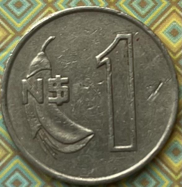 Монета Уругвая 1 песо 1980 р.