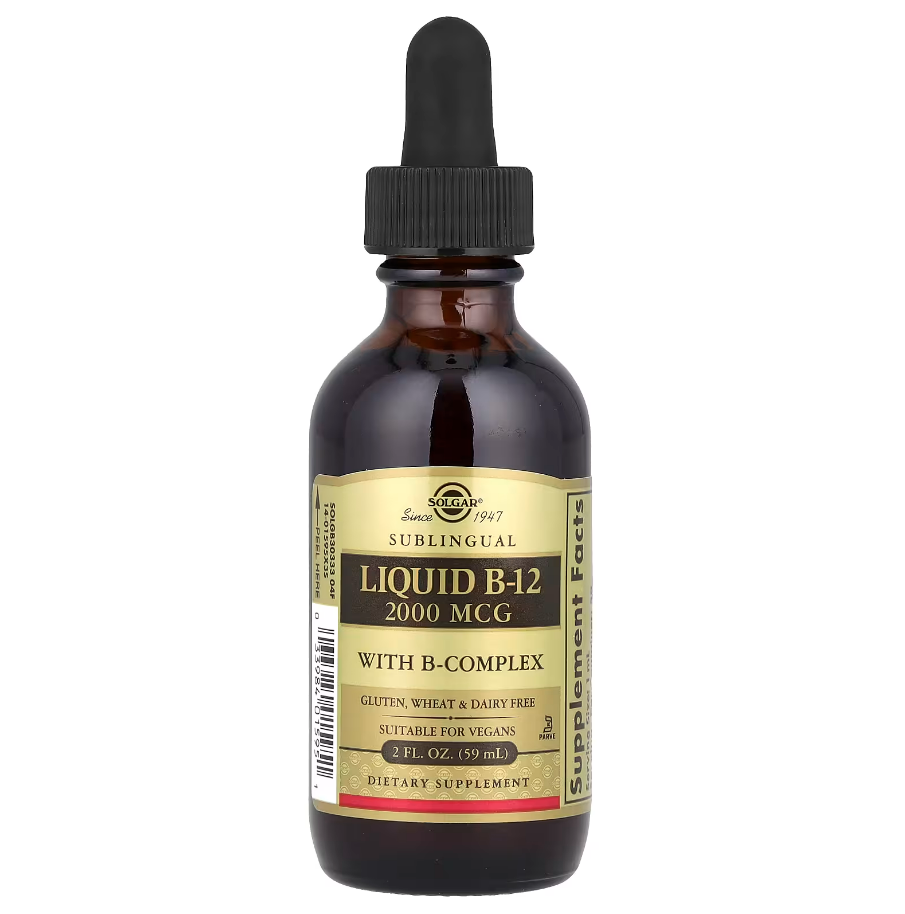 Liquid B-12 Sublingual Solgar  2000 мкг 2 fl oz 59 ml