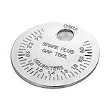 Щуп монета для виставлення зазору між електродами свічок запалювання, метал, фото 3