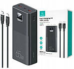 Павербанк Usams US-CD185 PB68 30000mAh 65W PD3.0 QC3.0 Display зовнішній акумулятор