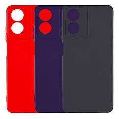 Чохол Silicone Cover Full Camera (A) для Motorola E14 Колір 34.Purple