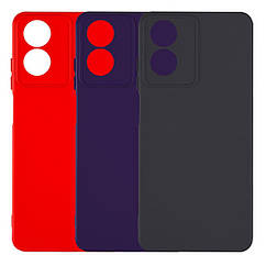 Чохол Silicone Cover Full Camera (A) для Motorola G04/G04s Колір 14.Red