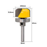 Фреза пазова 28.6 × 1.9 мм хвостовик 8 мм (005696), фото 2