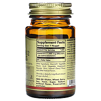 Megasorb Vitamin B12 Solgar 5000 мкг 30 таблеток, фото 2