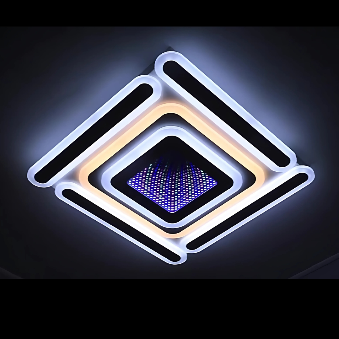 Світильник LED smart MATRIX+пульт Violux 120W до 20 м² колір Чорний 220505