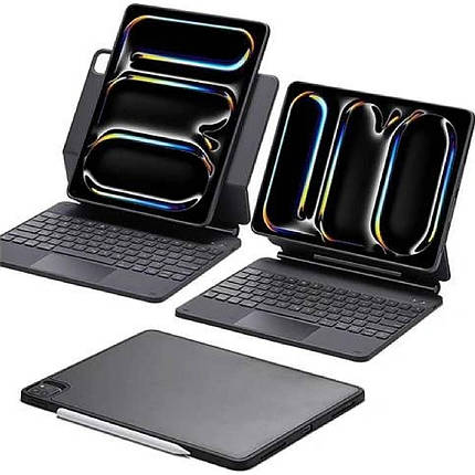 Чохол для клавіатури ESR Rebound Magnetic Keyboard Case iPad 13 M4 2024 Eng 6B023-13P-UK Чорний, фото 1