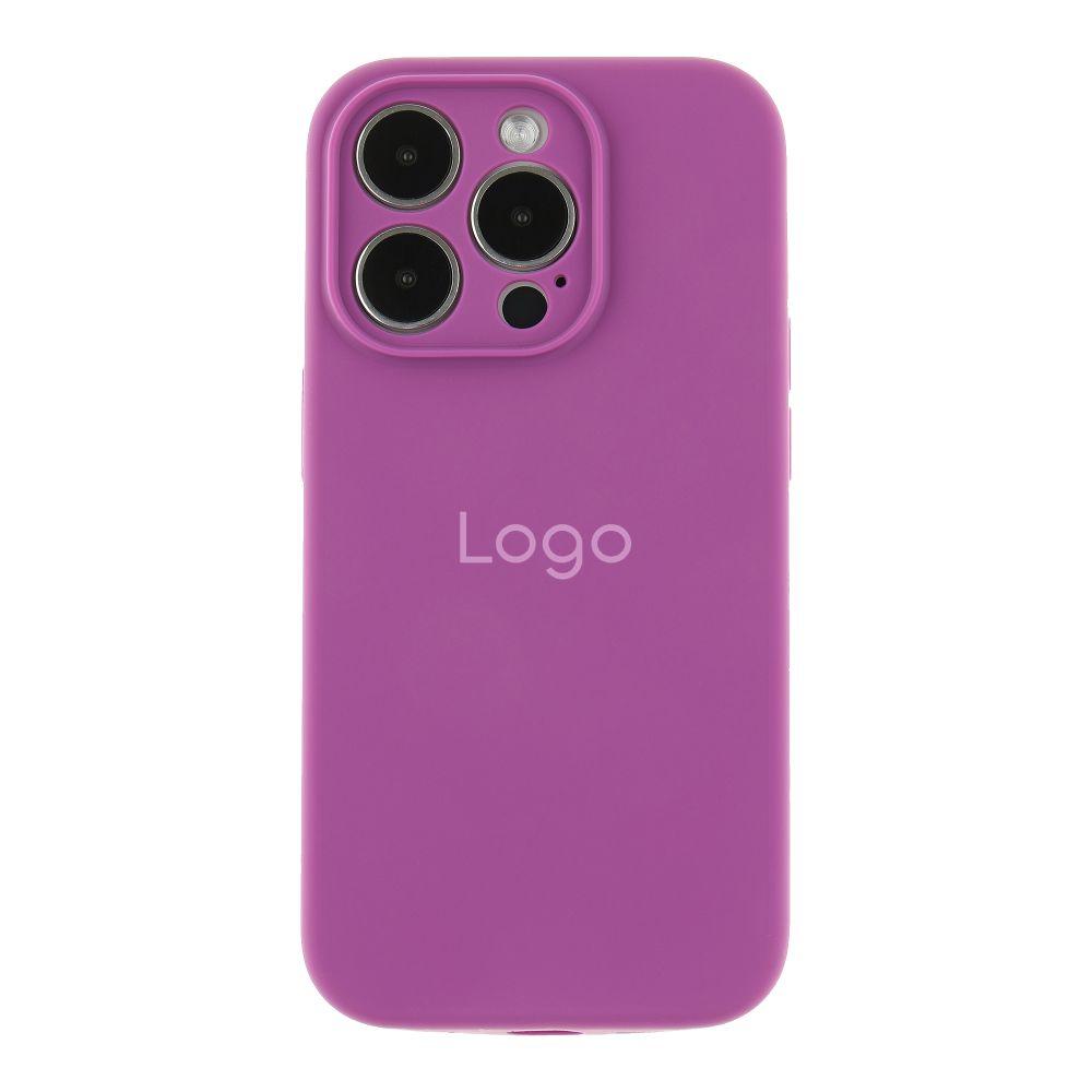 Чохол Silicone Case Full Size with Frame для iPhone 14 Pro Max Колір 43.Grape
