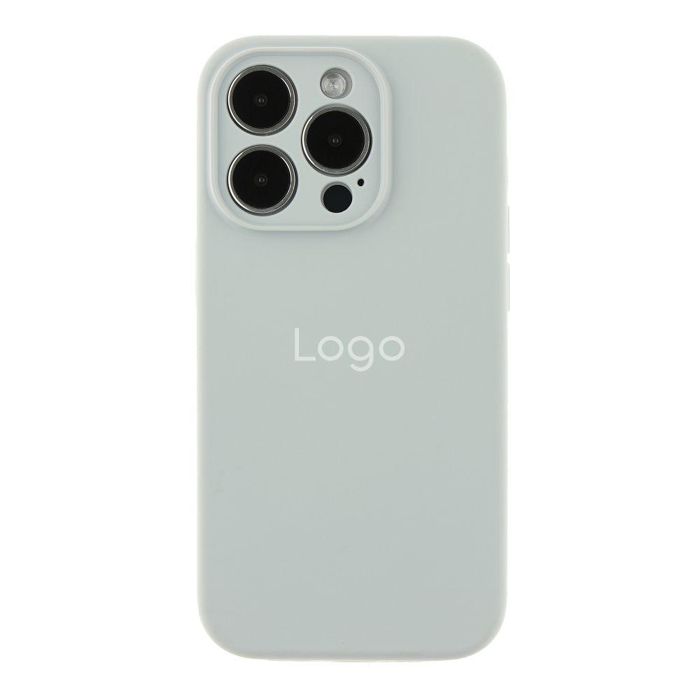 Чохол Silicone Case Full Size with Frame для iPhone 14 Pro Колір 26.Mist Blue, фото 1
