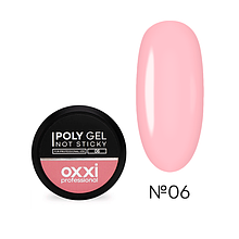 Полігель Oxxi Professional Poly Gel Not Sticky №06, 30 мл