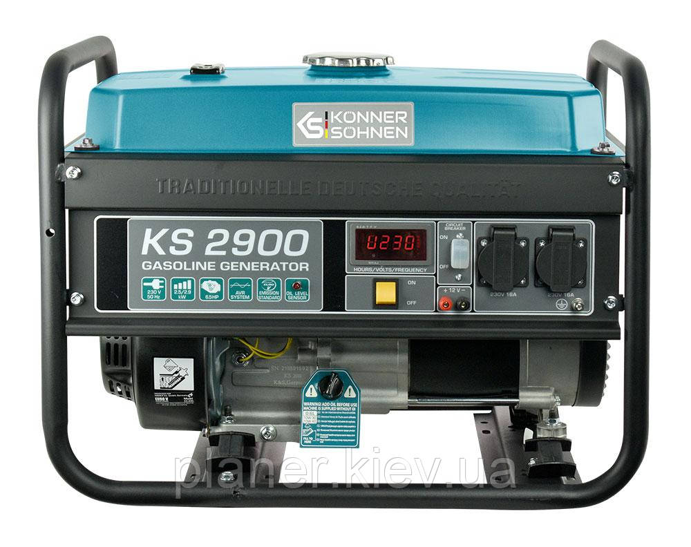 Газобензиновий генератор Könner & Söhnen KS 9000E G, фото 1