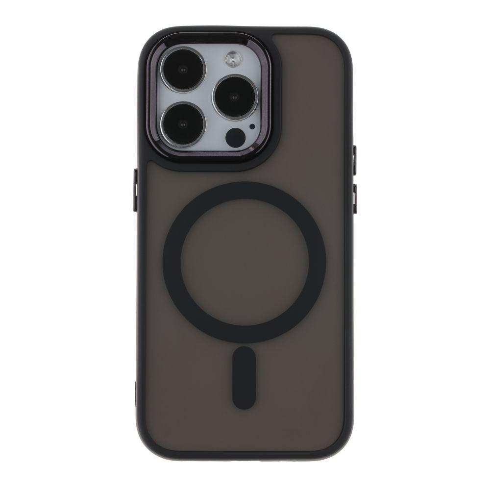 Чохол TPU+PC Space Magnetic Color with Magsafe для iPhone 14 Pro Max Колір Black, фото 1