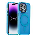 Чохол TPU+PC Space Magnetic Color with Magsafe для iPhone 14 Pro Max Колір Blue, фото 3
