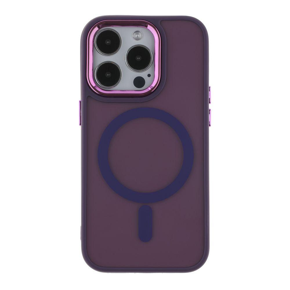 Чохол TPU+PC Space Magnetic Color with Magsafe для iPhone 14 Pro Max Колір Dark Purple, фото 1