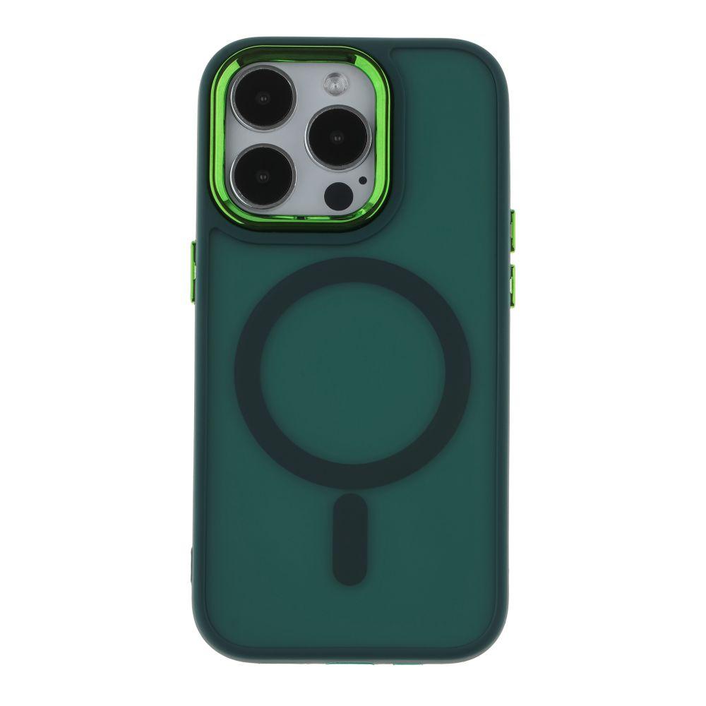 Чохол TPU+PC Space Magnetic Color with Magsafe для iPhone 14 Pro Max Колір Green, фото 1