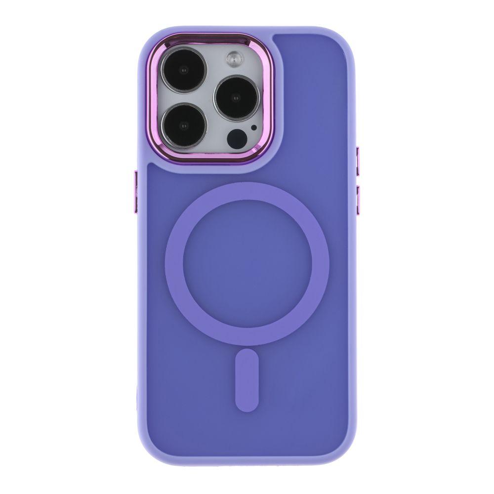Чохол TPU+PC Space Magnetic Color with Magsafe для iPhone 14 Pro Max Колір Purple, фото 1