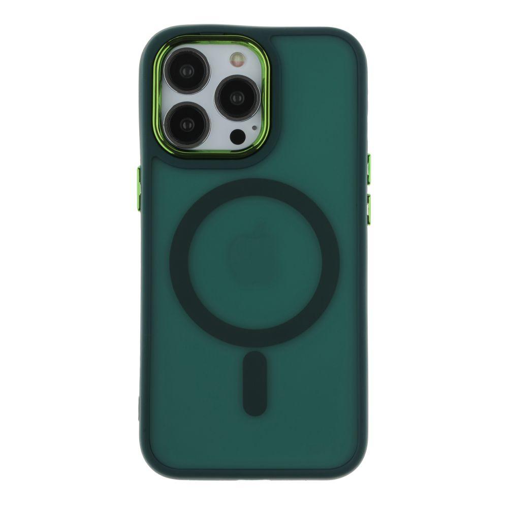 Чохол TPU+PC Space Magnetic Color with Magsafe для iPhone 13 Pro Max Колір Green, фото 1