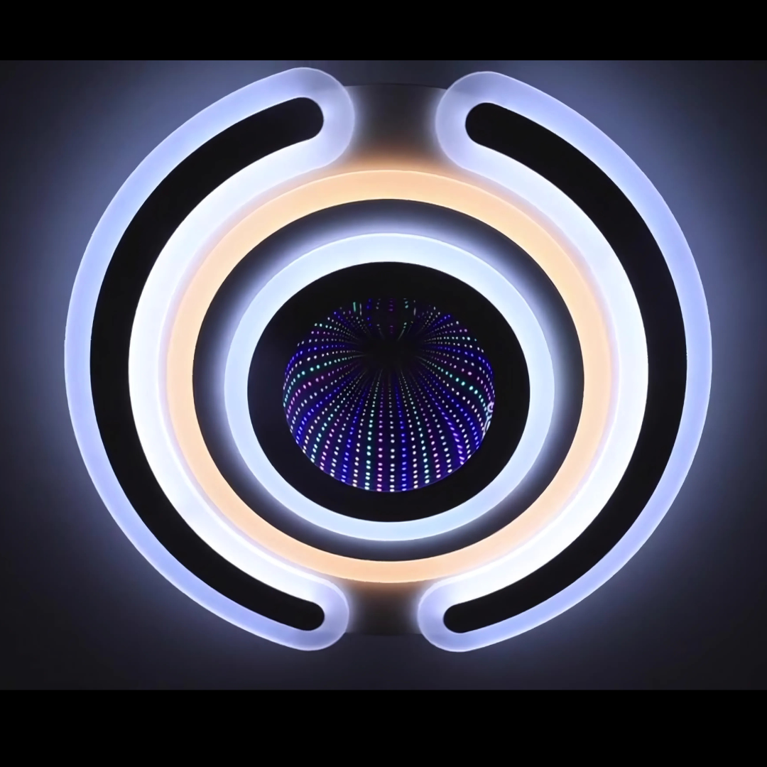 Світильник LED smart MATRIX+пульт Violux 100W до 20 м² колір Чорний 220485, фото 1