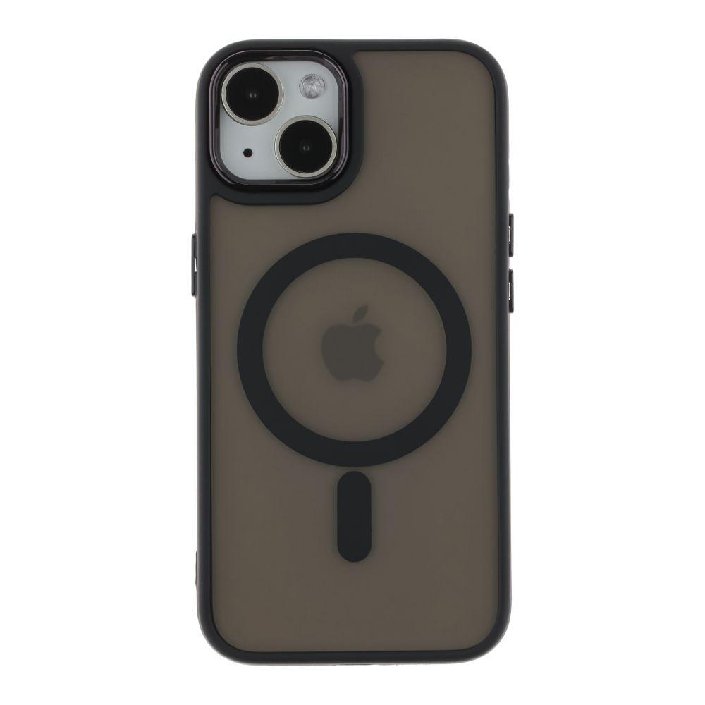 Чохол TPU+PC Space Magnetic Color with Magsafe для iPhone 14 Колір Black, фото 1