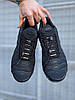 Чоловічі термо кросівки Nike Air Max Tn Plus Black чорні зимові Найк Аір Макс Плюс ТН теплі осінь зима, фото 4