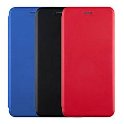Чехол-книжка кожа для Xiaomi Poco M7 Pro 5G Цвет Red